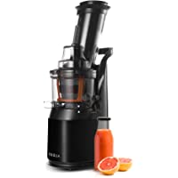Fruta y Vegetal Cold Press Extractor de Jugo Slow Juicer- Sorbete y Helado de Frutas - Boca Ancha de 75MM- Extractor de…
